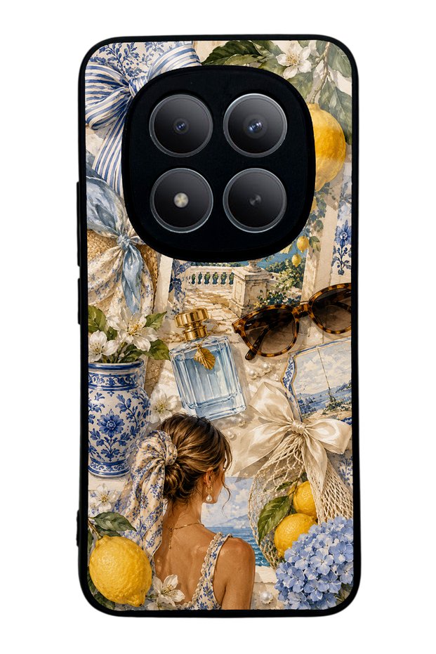 Xiaomi Redmi Note 15 Pro Plus Amalfi Blue Design Glossy Phone Case