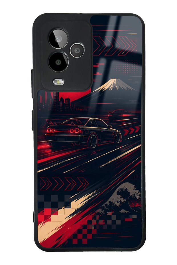 Gm 24 Pro Tokyo Night Racing Design Glossy Phone Case