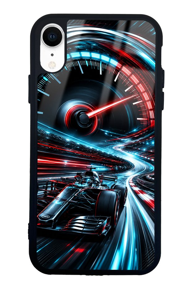 iPhone Xr Velocity Pulse Design Glossy Phone Case