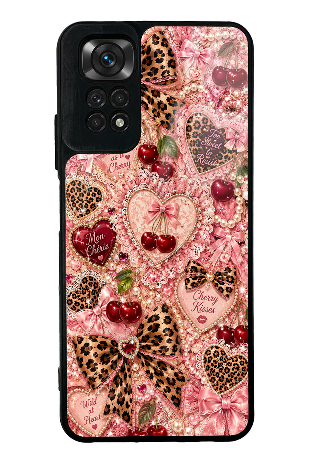 Xiaomi Redmi Note 11S Wild Cherry Coquette Design Glossy Phone Case