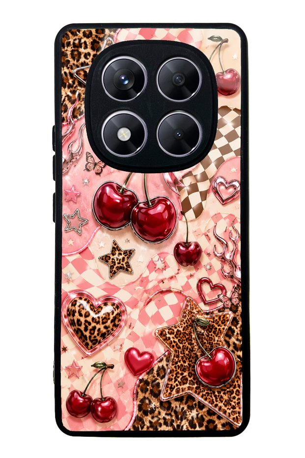 Xiaomi Redmi Note 14 Pro 5g Cherry Rebel Pop Design Glossy Phone Case