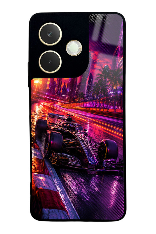 Oppo A5 Pro Purple Apex Design Glossy Phone Case