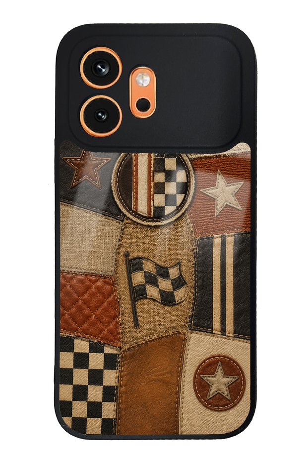 Honor 600 Racing Leather Club Design Glossy Phone Case