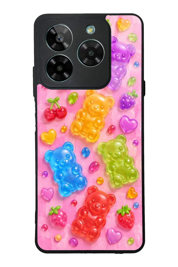 Gm Era 50 Candy Bear Fruits Design Glossy Phone Case