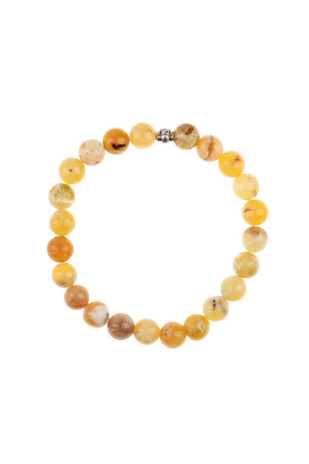 Opal natural stone bracelet (8mm sphere cut)