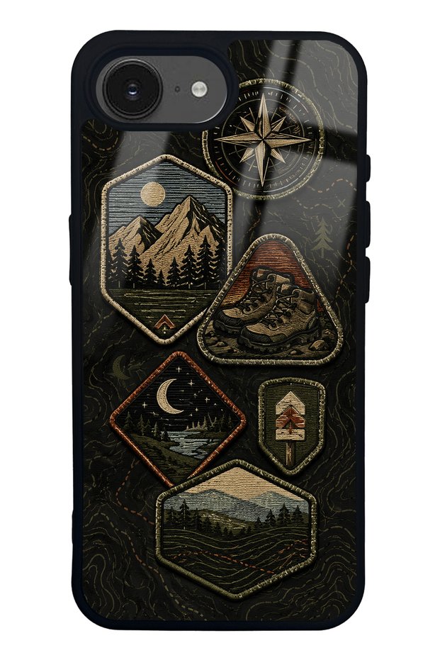 iPhone 16E Wildbound Design Glossy Phone Case