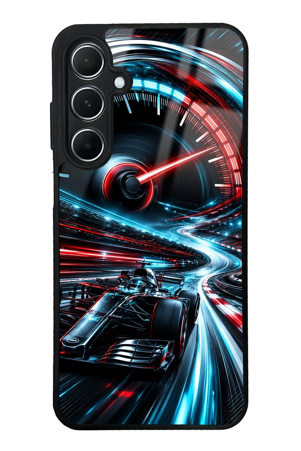 Samsung A55 Velocity Pulse Design Glossy Phone Case