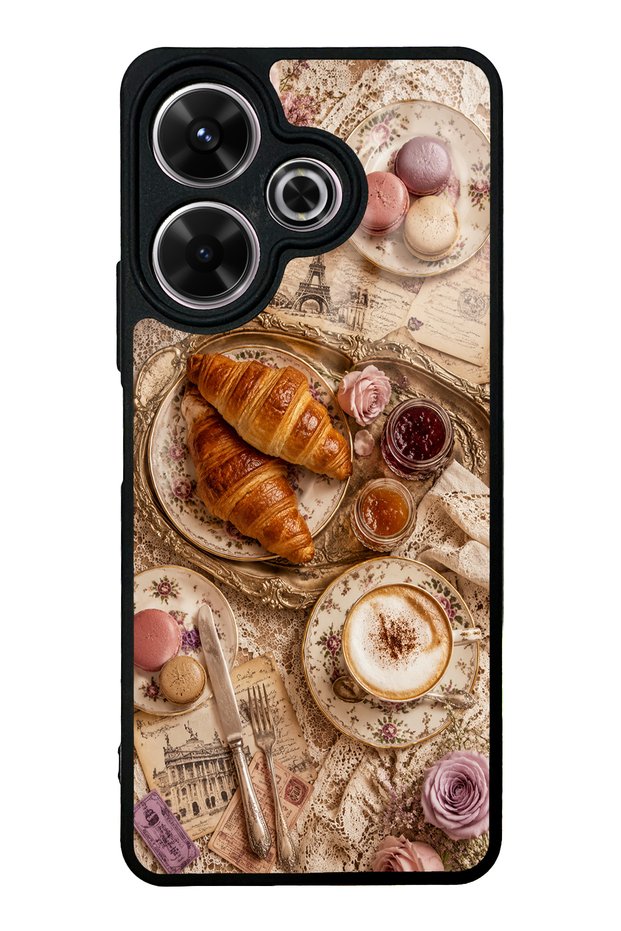 Xiaomi Redmi 13 4g French Café Romance Design Glossy Phone Case