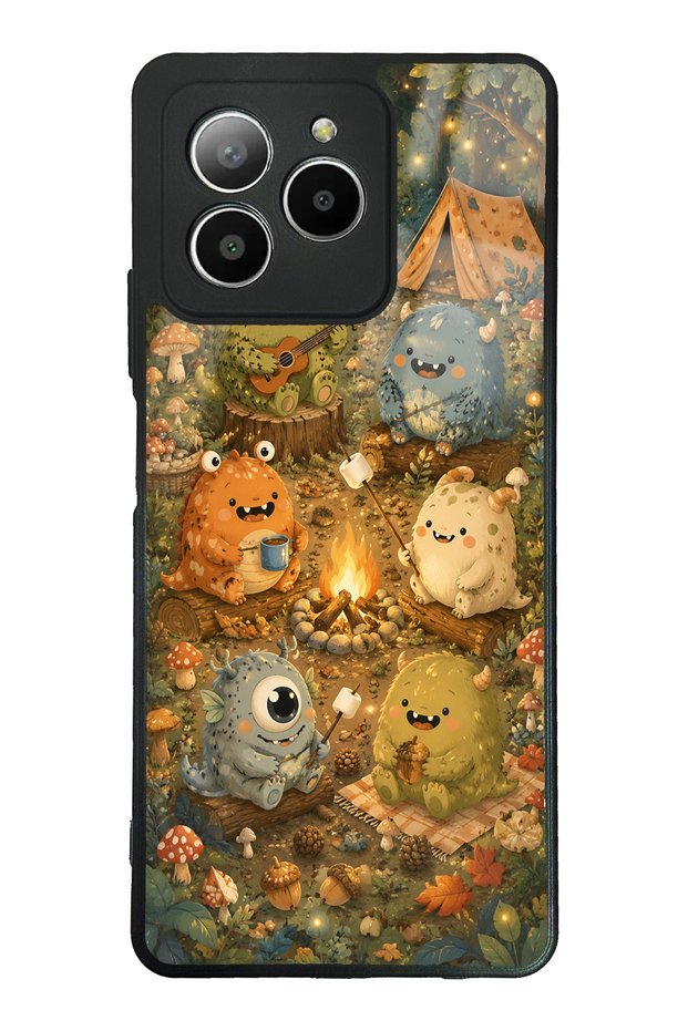 Omix X7 Forest Friends Camp Design Glossy Phone Case