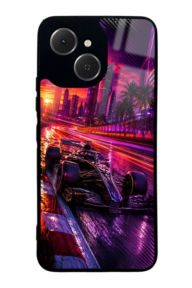Tecno Spark 40C Purple Apex Design Glossy Phone Case