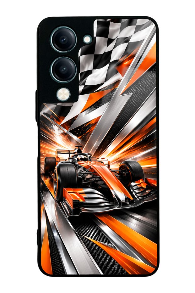 Vivo Y04 Inferno Apex Design Glossy Phone Case