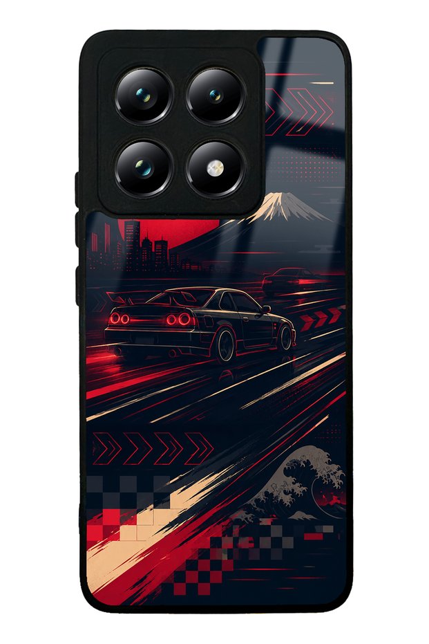 Xiaomi Mi 14t Tokyo Night Racing Design Glossy Phone Case