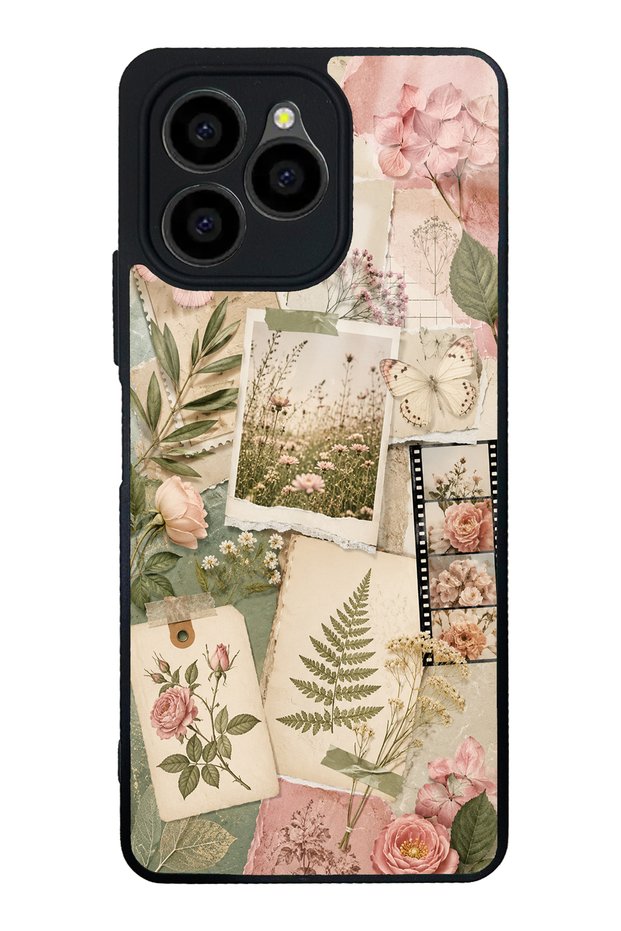 Omix X6 Soft Garden Notes Design Glossy Phone Case