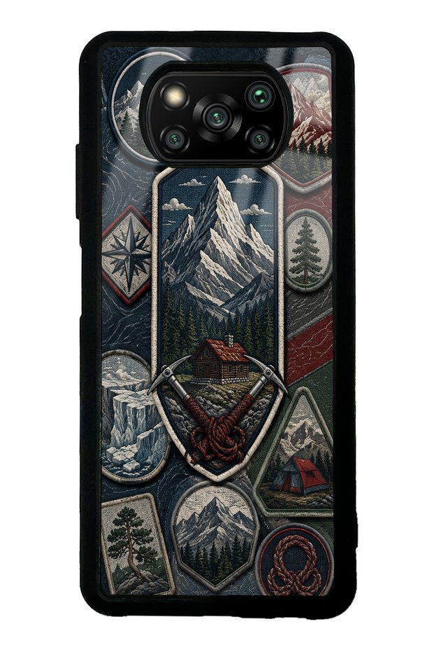 حافظة هاتف Xiaomi Poco X3 بتصميم لامع من Peakbound
