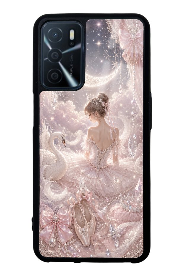 Oppo A16 Starlight Ballerina Design Glossy Phone Case