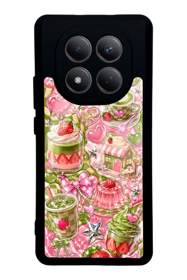 Xiaomi Redmi Note 15 5g Matcha Candy Club Design Glossy Phone Case