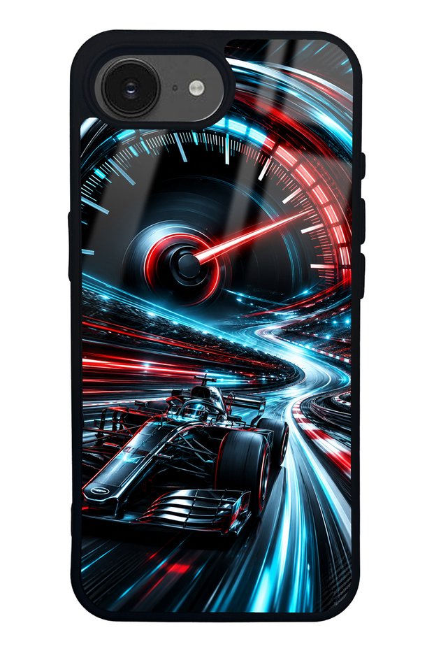 غطاء هاتف آيفون 16E بتصميم Velocity Pulse لامع