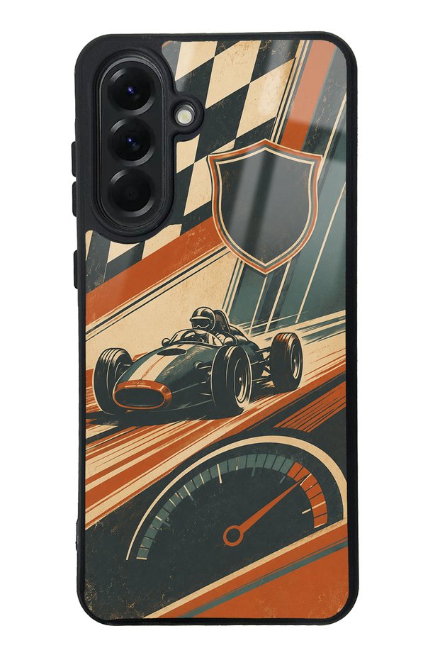 Samsung A56 Heritage Racer Design Glossy Phone Case