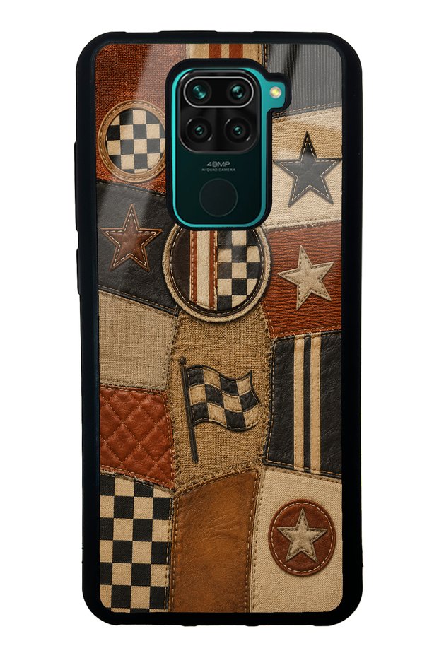 Xiaomi Redmi Note 9 Racing Leather Club Design Glossy Phone Case