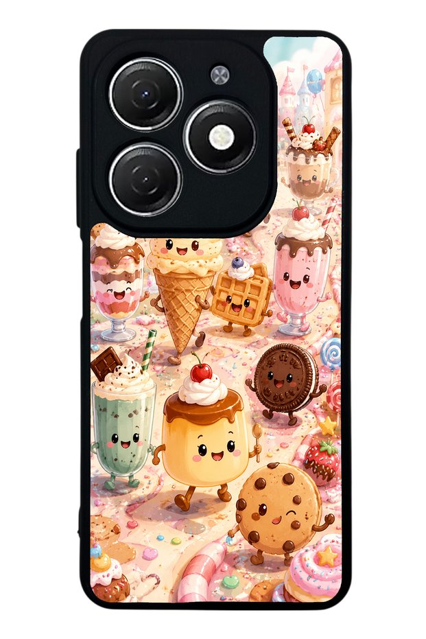 Tecno Spark 20 Dessert Wonderland Design Glossy Phone Case