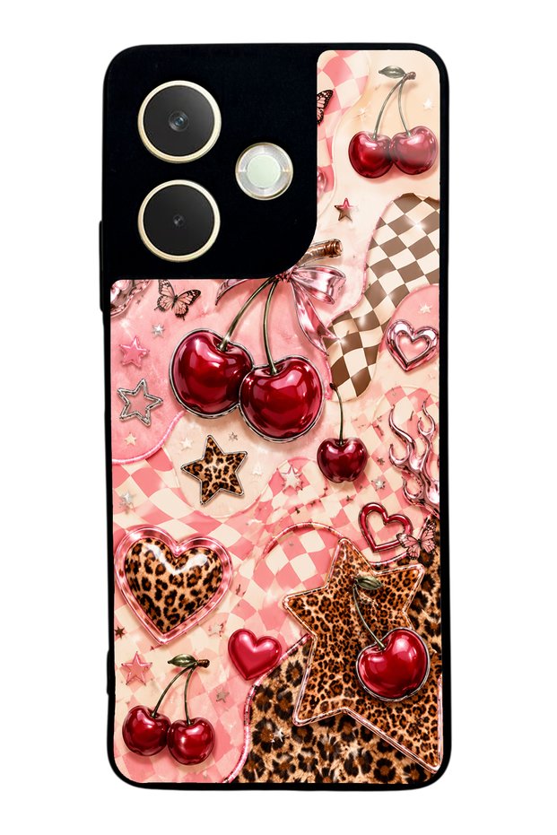 Oppo A5 Pro Cherry Rebel Pop Design Glossy Phone Case