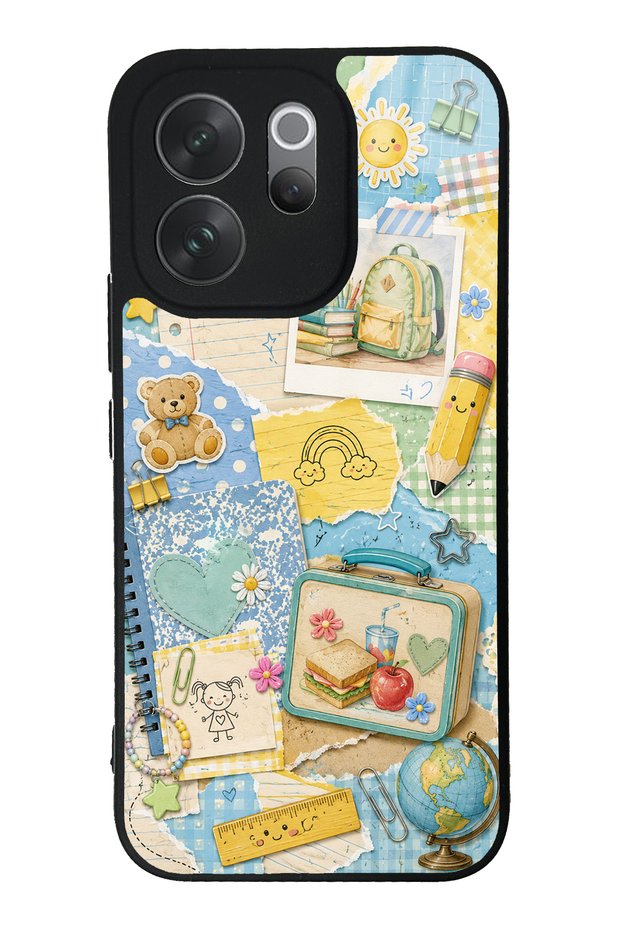 Vivo V70 Campus Notes Design Glossy Phone Case