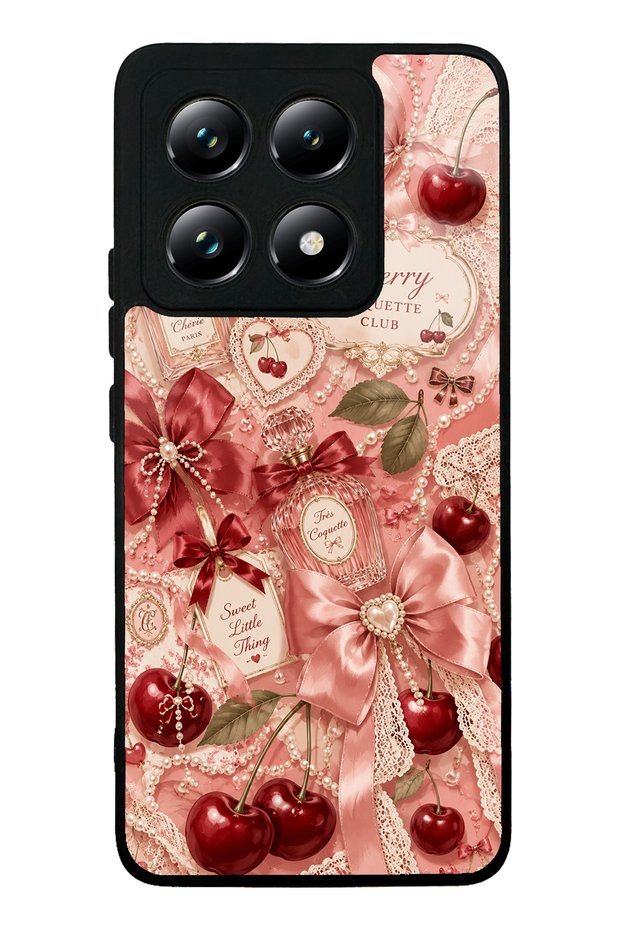 Xiaomi Mi 14t Cherry Parfum Coquette Design Glossy Phone Case