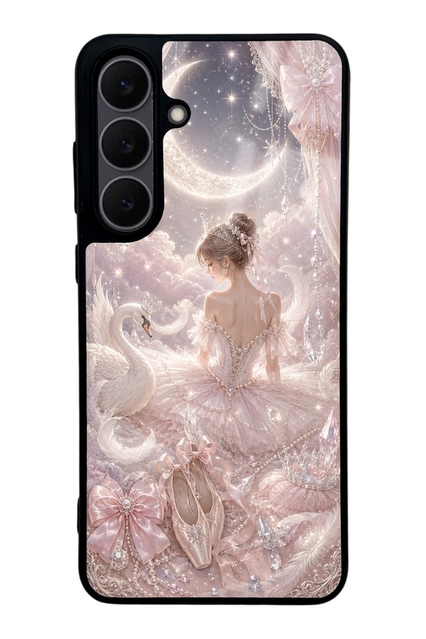 Samsung S25 Fe Starlight Ballerina Design Glossy Phone Case