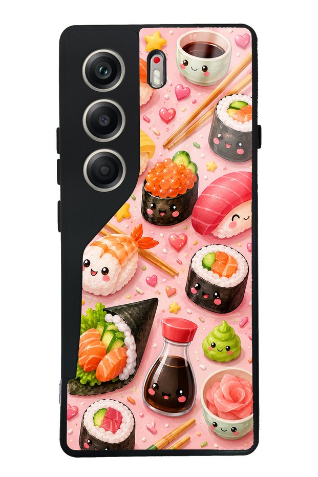 Tecno Camon 40 Sushi Love Club Design Glossy Phone Case