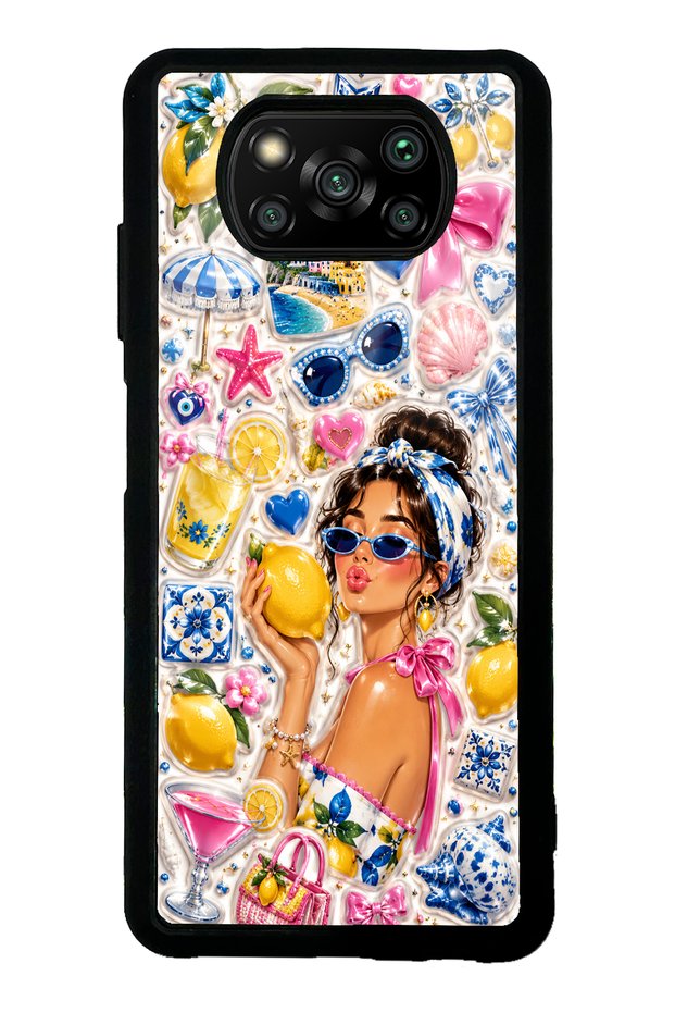 Xiaomi Poco X3 Lemon Pop Riviera Design Glossy Phone Case