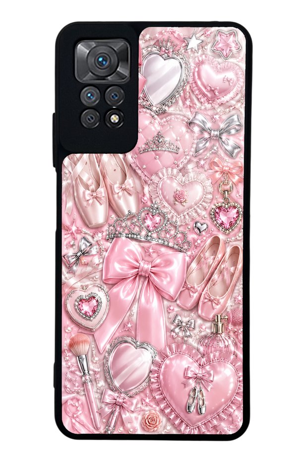 Xiaomi Redmi Note 11 Pro Royal Pink Ballet Design Glossy Phone Case