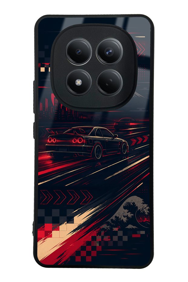 Xiaomi Redmi Note 15 Pro 4g Tokyo Night Racing Design Glossy Phone Case