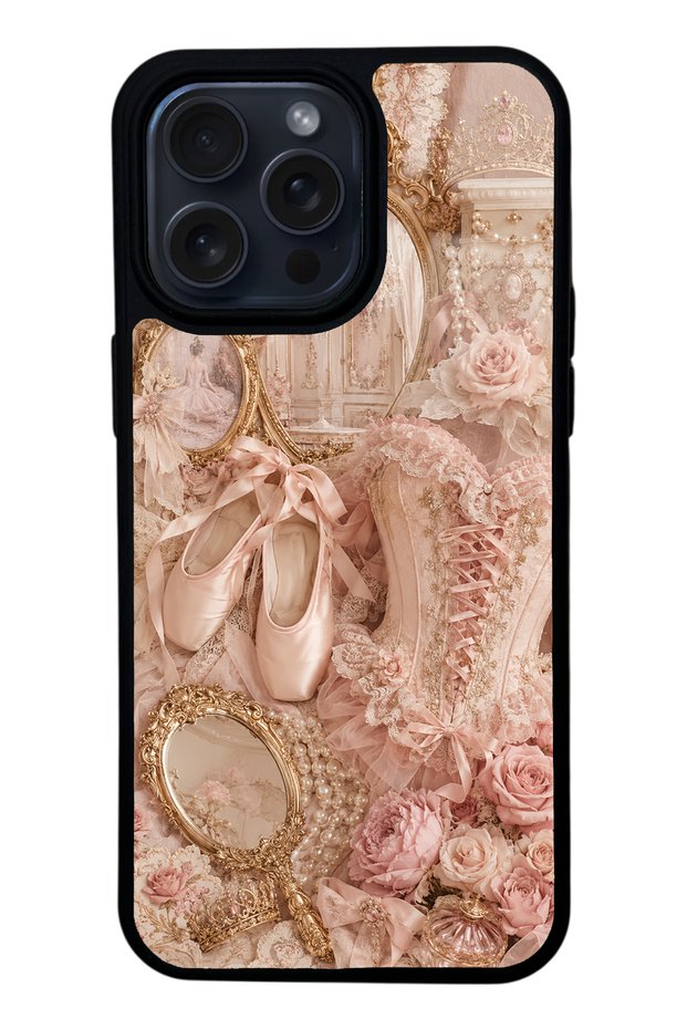 iPhone 14 Pro Max Royal Ballet Vanity Design Glossy Phone Case