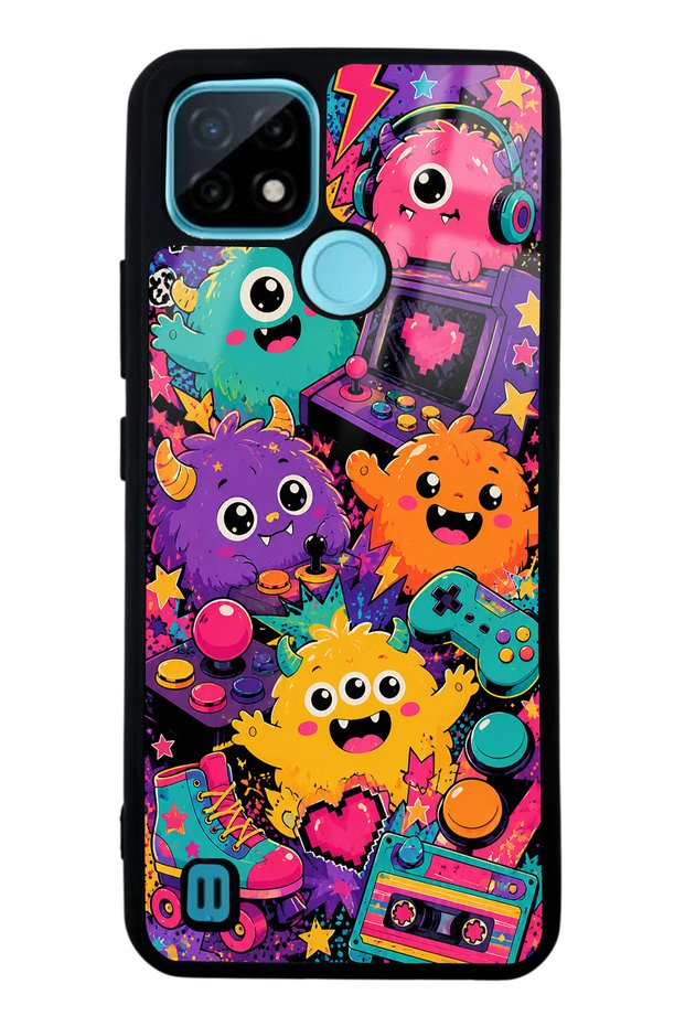 Realme C21 Monster Game Club Design Glossy Phone Case