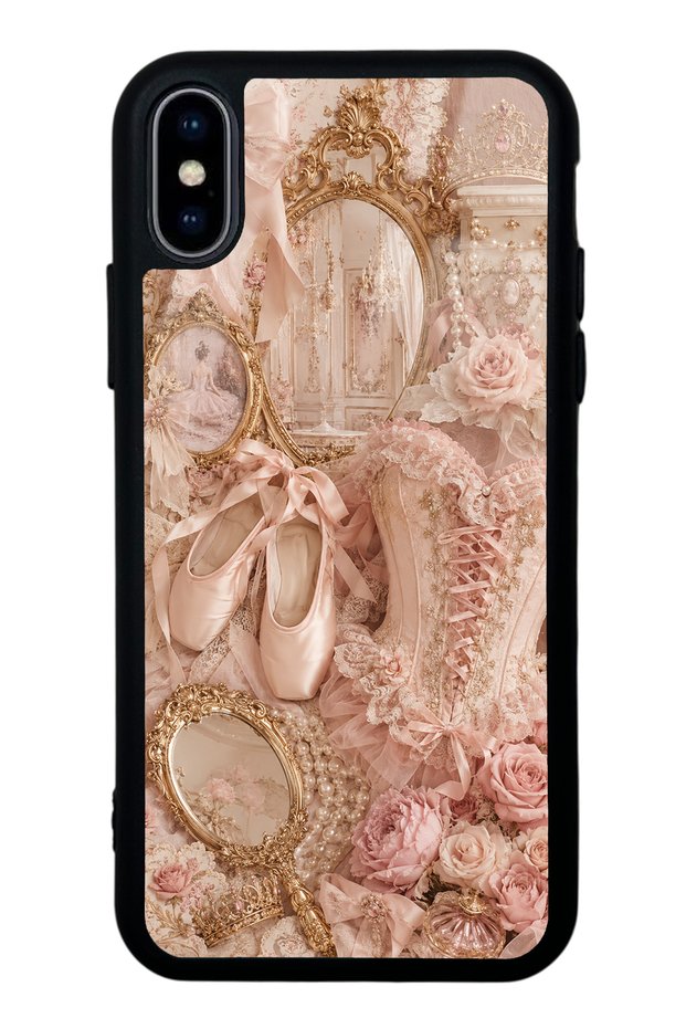حافظة هاتف لامعة بتصميم راقٍ من Royal Ballet لهاتف iPhone X