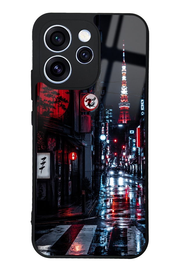 Oppo Reno 15 Pro Midnight Tokyo Design Glossy Phone Case