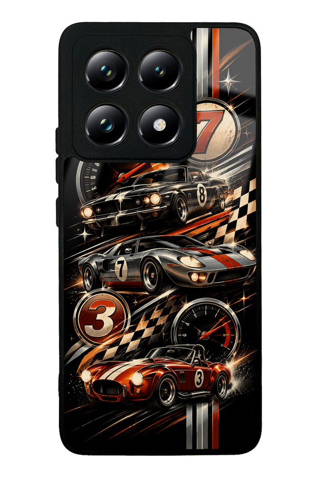 Xiaomi Mi 14t Retro Speed Icons Design Glossy Phone Case