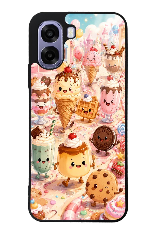 Oppo A6T Dessert Wonderland Design Glossy Phone Case