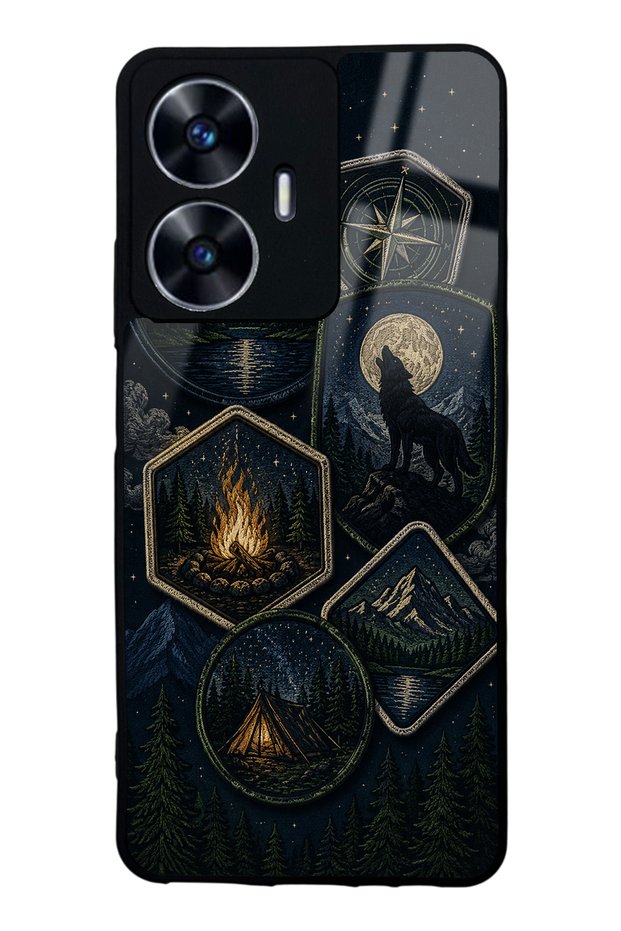 Realme C55 Moonlit Trails Design Glossy Phone Case