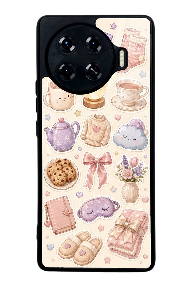 Tecno Spark 20 Pro Plus Pastel Sleepover Design Glossy Phone Case