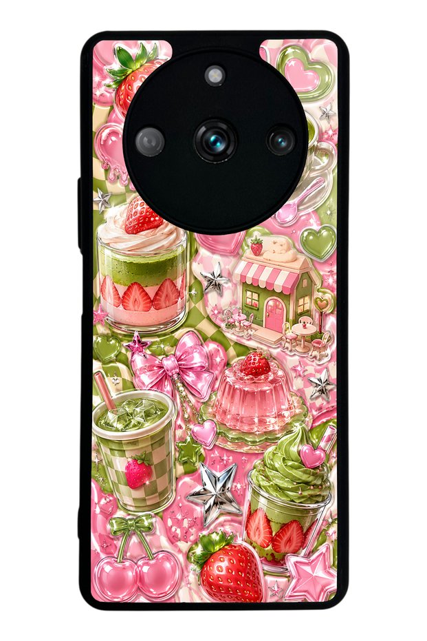 Realme 11 Pro Matcha Candy Club Design Glossy Phone Case