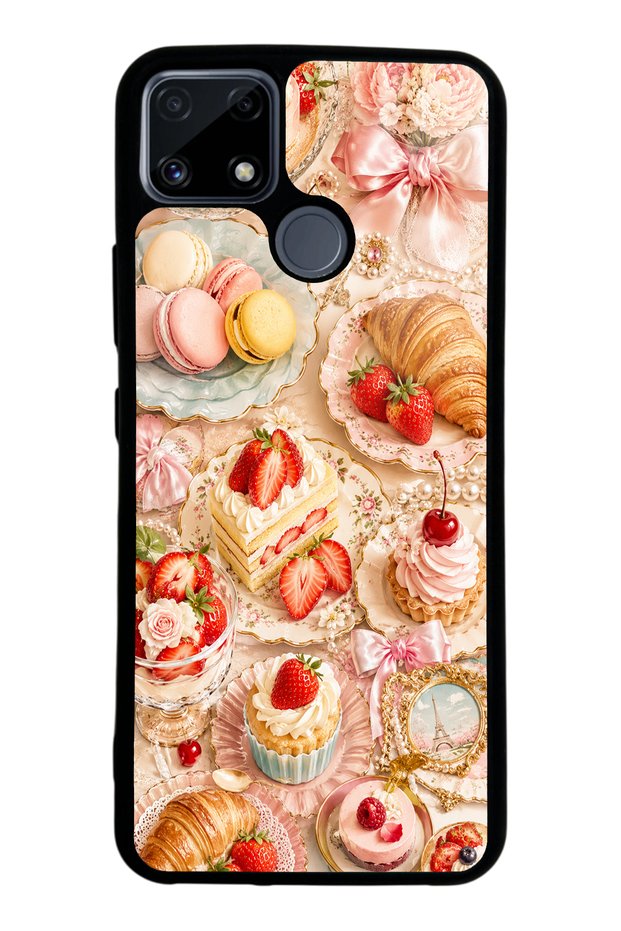 Realme C25 Paris Sweet Berry Design Glossy Phone Case