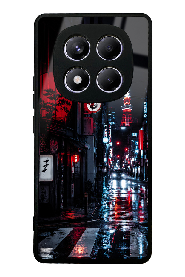 Xiaomi Redmi Note 14 Pro 4g Midnight Tokyo Design Glossy Phone Case