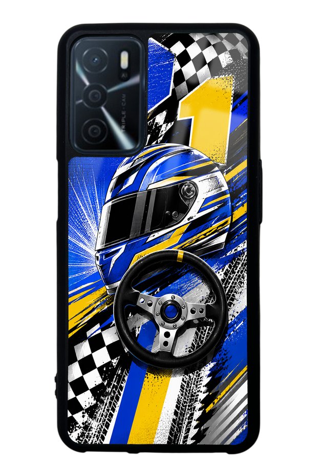 Oppo A16 Victory Lap Design Glossy Phone Case