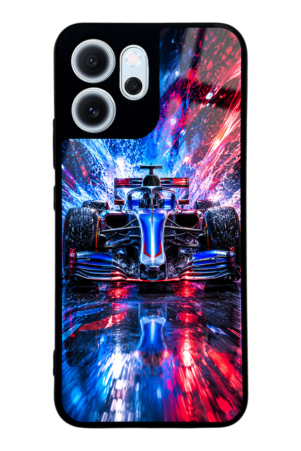 Oppo Reno 14F Bluefire Apex Design Glossy Phone Case