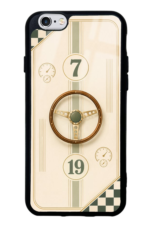 iPhone 6S Classic Racer 7 Design Glossy Phone Case