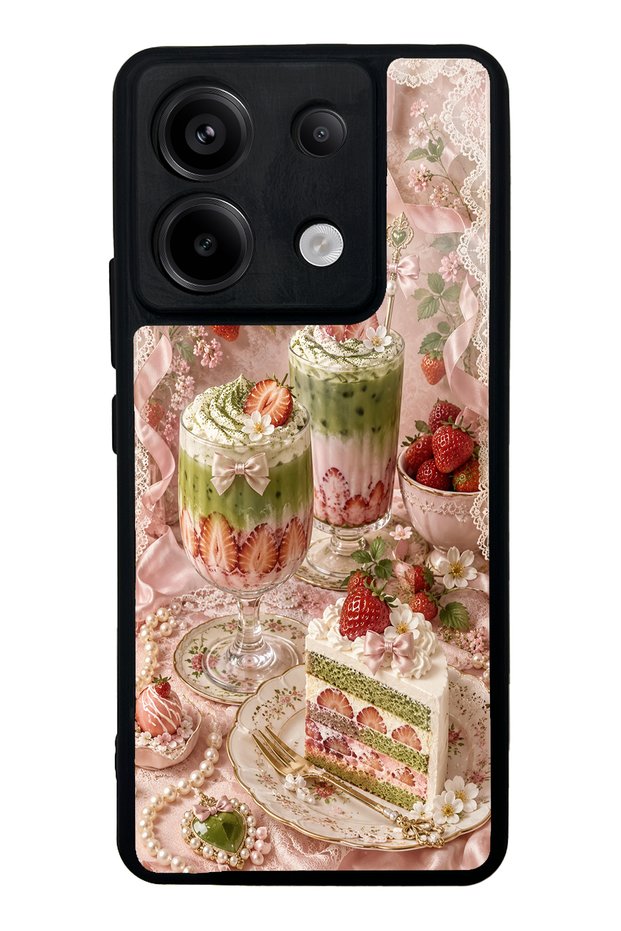 Xiaomi Redmi Note 13 Pro 5g Berry Matcha Dream Design Glossy Phone Case