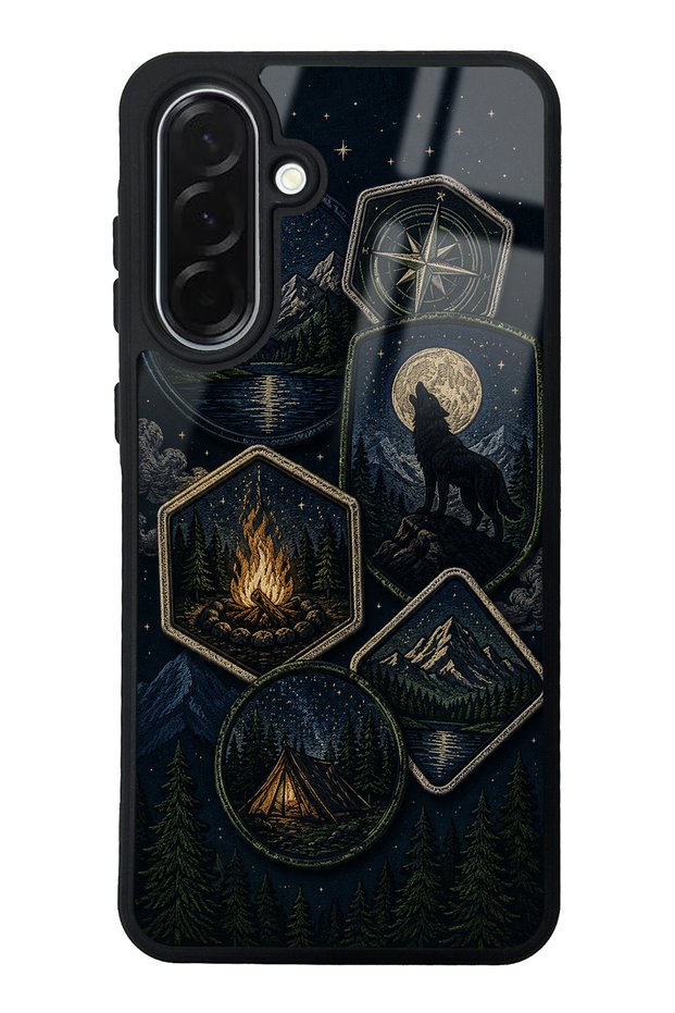 Samsung A36 Moonlit Trails Design Glossy Phone Case