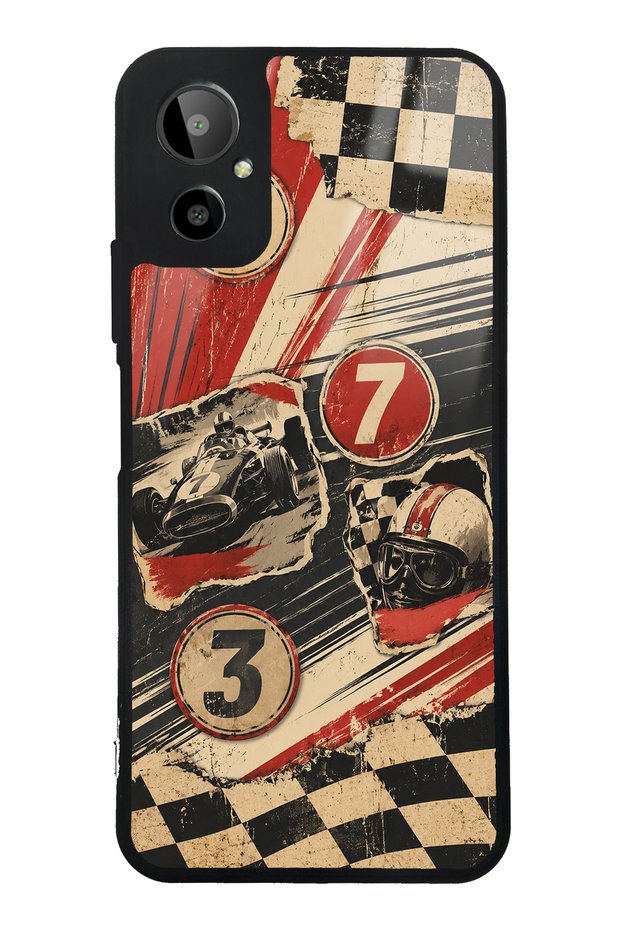 Gm 23 Se Retro Racing No. 7 Design Glossy Phone Cases
