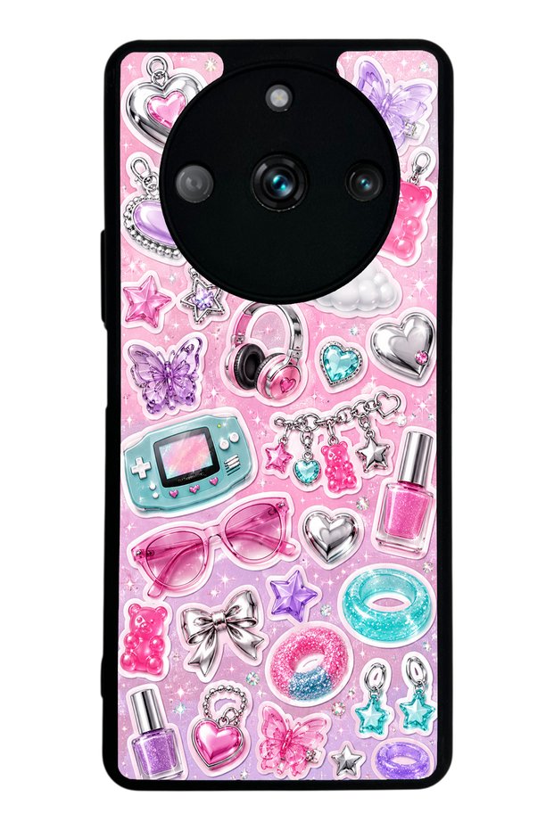Realme 11 Pro Y2K Sticker Dreams Design Glossy Phone Case
